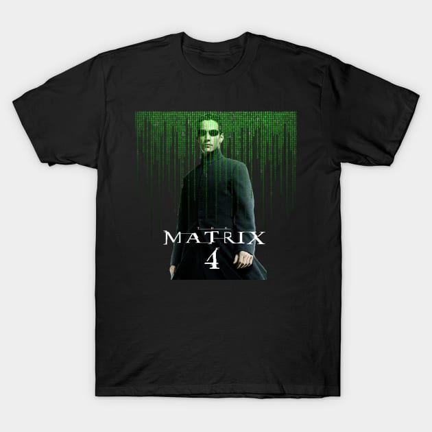 Resurrections Matrix 4 Mens Neo Shirt Neo, Morpheus and Trinity Keanu Reeves T-Shirt by Pannolinno